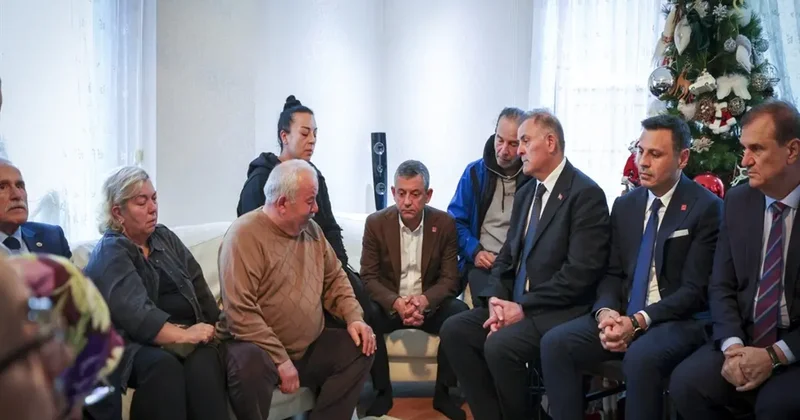 Özgür Özel den, şehit Gökhan Korkmaz ın ailesine taziye ziyareti