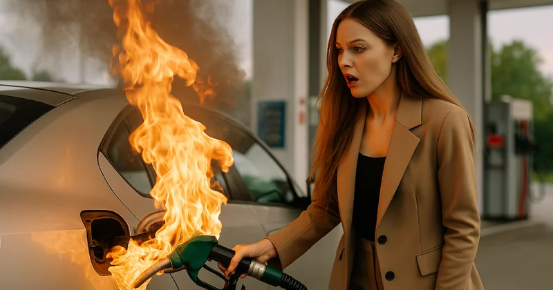 Kıyafetiniz veya saç stiliniz bir benzinlikte yangın çıkarabilir: İşte nedeni Sözcü Gazetesi