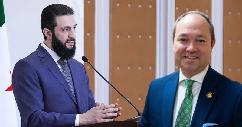 Şara ile görüşen ABD Kongre Üyesi: Suriye de federasyon olmalı