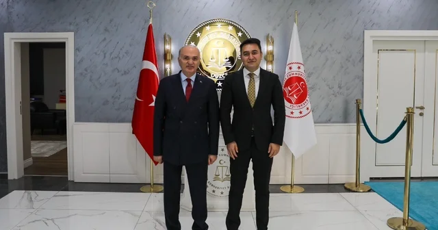 Başkan Özlü, Başsavcı Emre ile bir araya geldi Düzce Haberleri