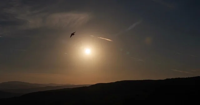 Çankırı da kartpostallık gün batımı manzarası Çankırı Haberleri