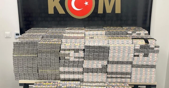 Mardin de gümrük kaçağı 7 bin 900 paket sigara ele geçirildi Mardin Haberleri