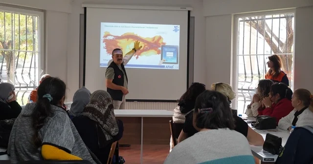 Atakum da afet bilinçlendirme eğitimleri Samsun Haberleri