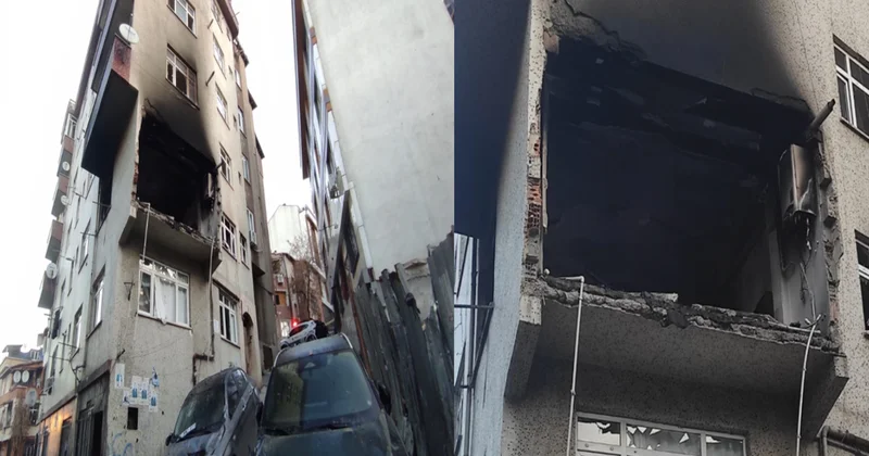 Kağıthane deki patlamanın izleri havanın aydınlanmasıyla ortaya çıktı Sözcü Gazetesi
