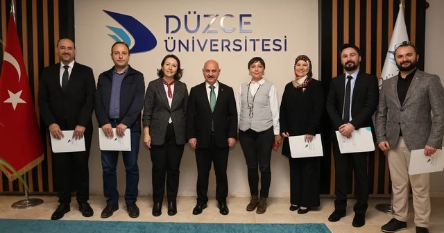 Akademik başarı belgeleri verildi Düzce Haberleri