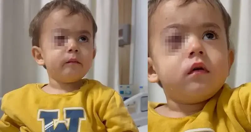 Bursa da, 2 yaşındaki Alpaslan ın görme yetisini kaybetmesine neden olan torpil, fırından alınmış