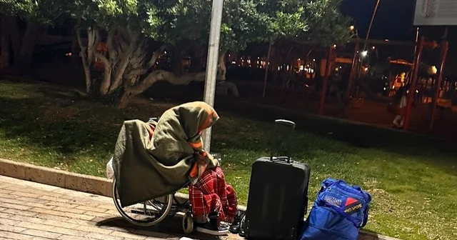 Marmaris te 70 yaşındaki Kıbrıs gazisi saatler süren ikna çabalarının ardından aparta yerleştirildi Muğla Haberleri