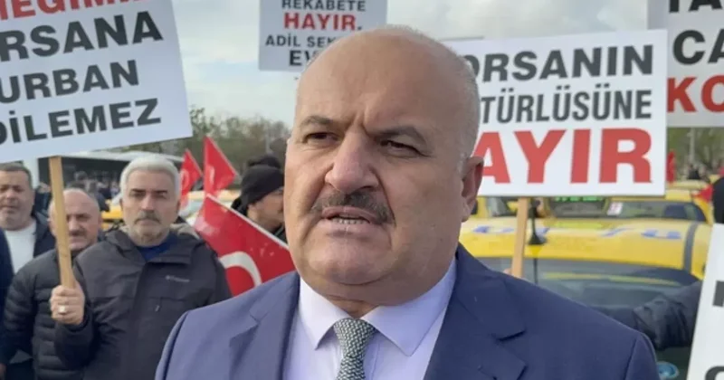 Taksicilerden korsan taşımacı protestosu! İstanbul da konvoy yaptılar