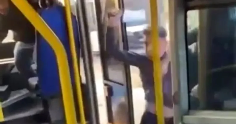 Bursa da Otobüste Korkutan Kavga