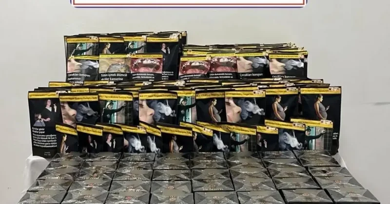 Jandarma kaçak çay ve tütün ele geçirdi
