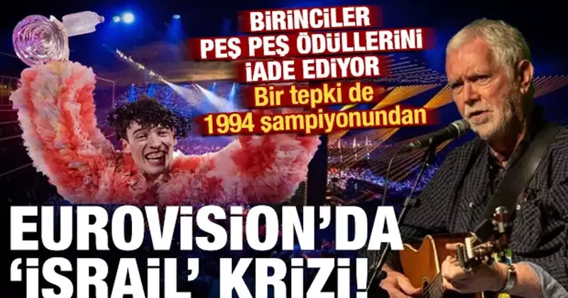 Eurovision da İsrail krizi: Ödüllerini iade ediyorlar! Birincilerden peş peşe tepki...