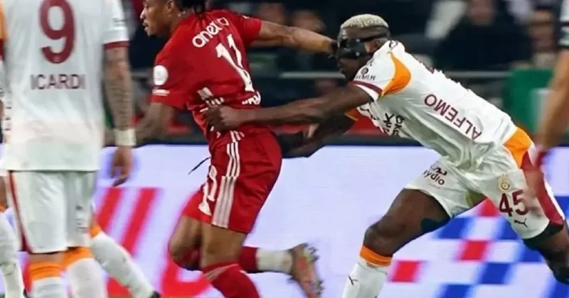 Antalyaspor Galatasaray maçına damga vuran olay! Osimhen bilerek kart gördü iddiası