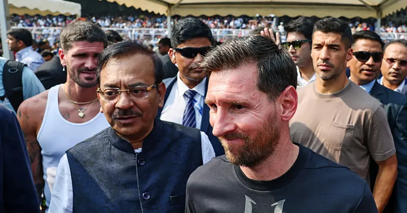 Hindistan’da Lionel Messi izdihamı! Taraftarlar çılgına döndü