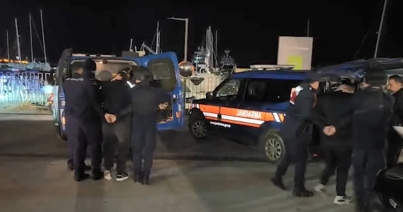 Yunanistan a kaçmaya çalışan 4 suç örgütü üyesi suçüstü yakalandı