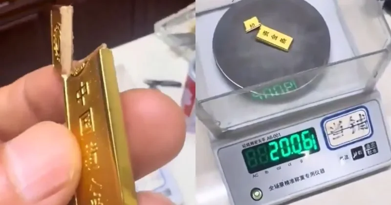 Çin malı külçe altın satın aldılar! Sahte oldukları ortaya çıktı Sözcü Gazetesi