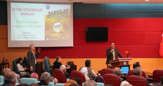 Tarsus ta Sarıulak zeytini için üreticilere eğitim verildi Mersin Haberleri