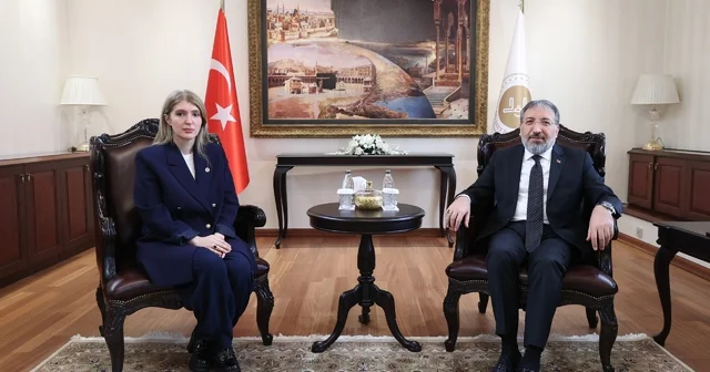 Malatya nın manevi imarı için güçlü iş birliği Milletvekili Ölmeztoprak tan Diyanet İşleri Başkanı Arpaguş a Malatya daveti Malatya Haberleri