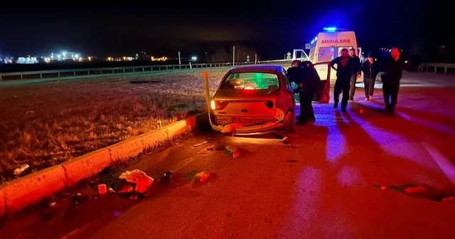 Kırmızı ışık ihlali kazaya sebep oldu: O anlar kamerada Çorum Haberleri