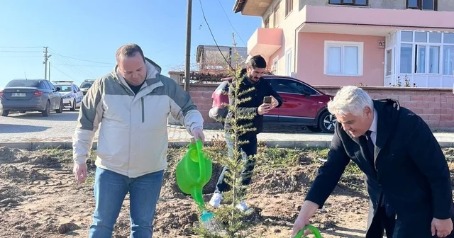 Şuhut İlçe Emniyet Müdürlüğü Hatıra Ormanı oluşturuldu Afyonkarahisar Haberleri