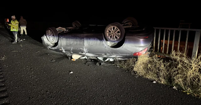 Gümüşhane de otomobilin devrilmesi sonucu 5 kişi yaralandı Gümüşhane Haberleri