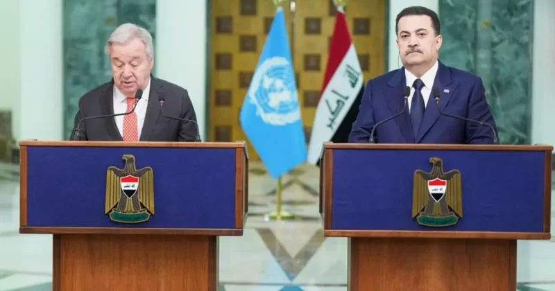 BM Genel Serkteri Guterres: Bugün Irak, güven ve istikrar içinde olan bir ülkedir