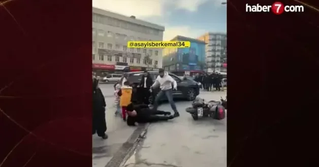 Esenyurt ta trafik terörü: Otomobil sürücüsü, tartıştığı motosikletliyi öldüresiye darbetti