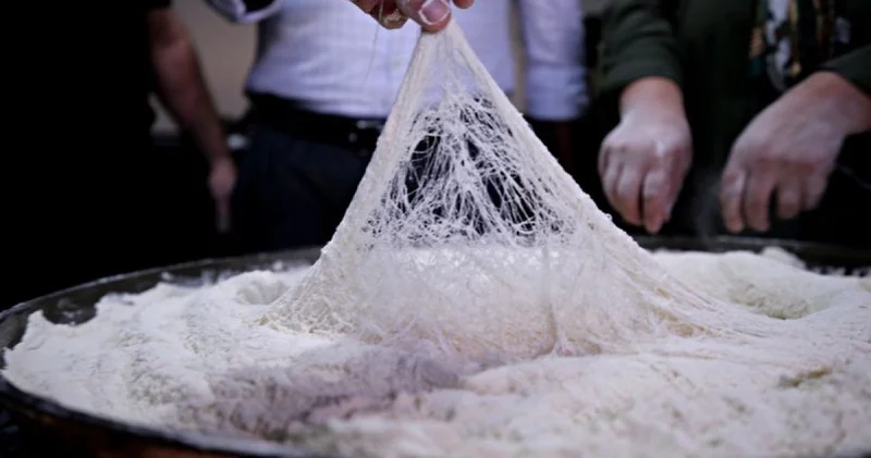 Çorum un yemesi kadar yapması da zevkli olan lezzeti: Teltel tatlısı