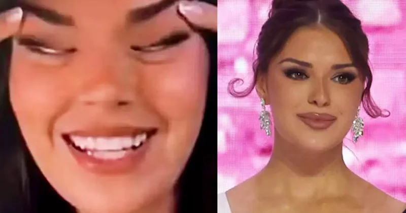 Tek hareketi yetti! Güzellik tacı elinden alındı