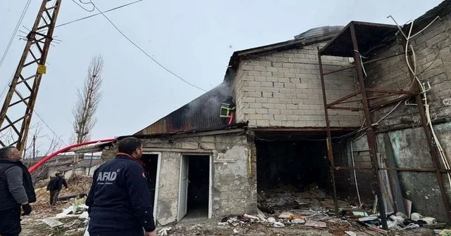 Hakkari de demir atölyesinde patlama: 1 yaralı Hakkari Haberleri