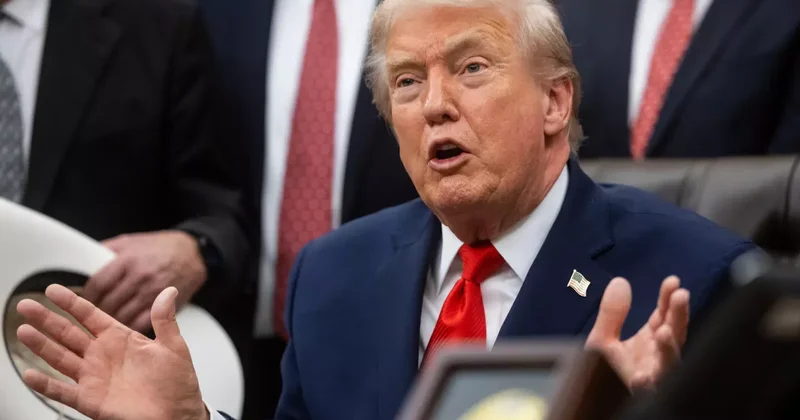 Epstein le fotoğrafı basına bomba gibi düşmüştü! Trump ilk kez konuştu!