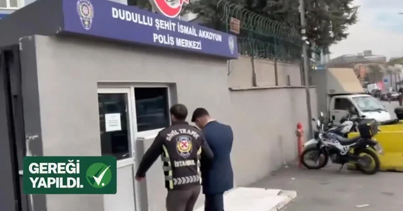 İstanbul da trafik güvenliğini tehlikeye sokan sürücü yakalandı