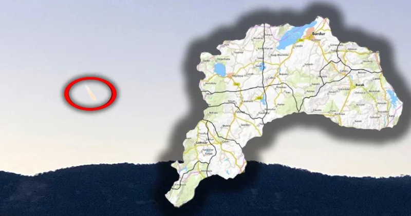 Gökyüzünü yara yara Burdur a düştü: Herkes onun peşinde