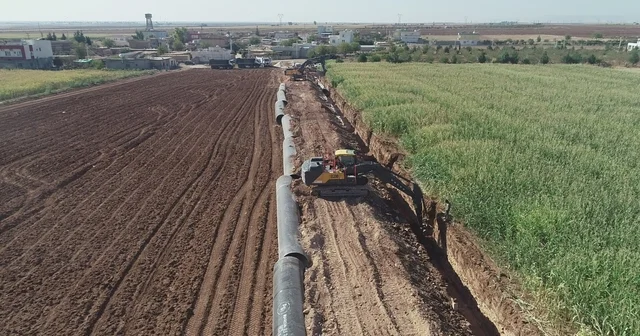 Mardin de 2. kademe içme suyu isale hattında çalışmalar devam ediyor Mardin Haberleri