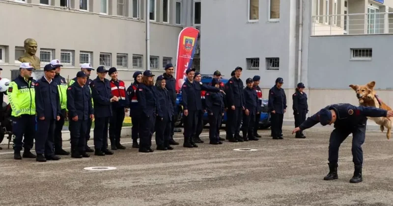 Sinop ta jandarma özel misafirlerini ağırladı