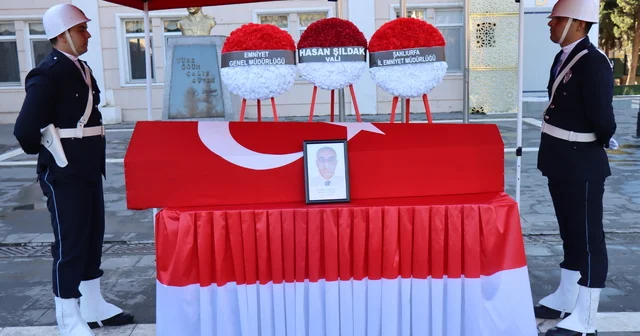 Şanlıurfa da hayatını kaybeden polis memuru Karataş, son yolculuğuna uğurlandı Şanlıurfa Haberleri