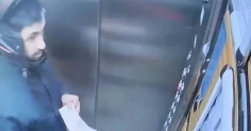 Atatürk ün portresine tüküren kurye yakalandı