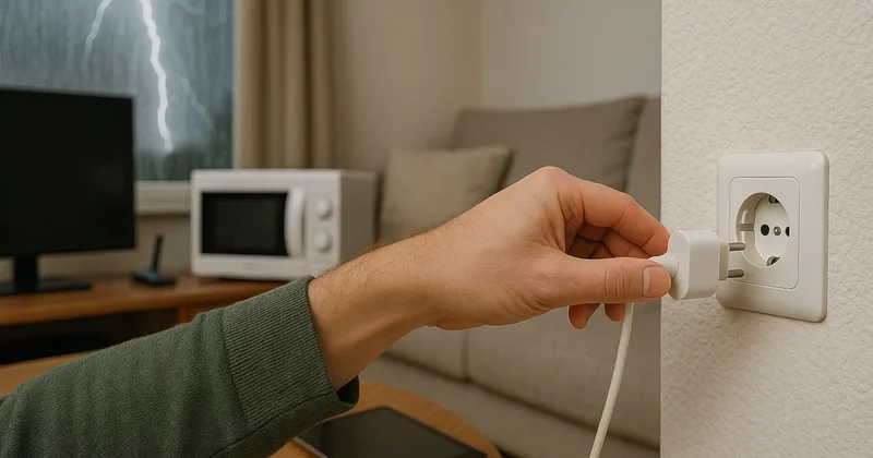 45 yıllık itfaiyeci uyardı: Yağmur yağdığı anda bu 6 cihazı fişten çekin Sözcü Gazetesi