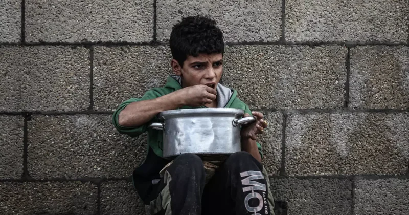 Gazze de gıda krizi devam ediyor! Görüntüler bir kez daha gözler önüne serdi