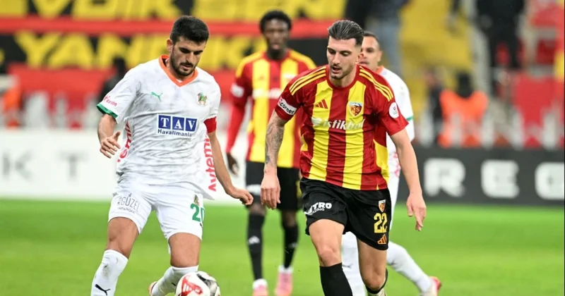 Kayserispor ile Alanyaspor golsüz berabere kaldı Sözcü Gazetesi