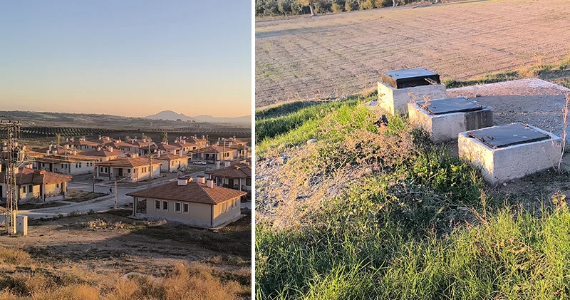Osmaniye’da deprem konutlarında yaşayan vatandaşlar: Foseptik çukuru doldu, kokudan duramıyoruz