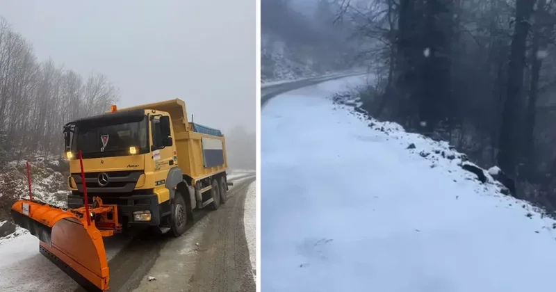 Kar İstanbul un kapısına dayandı! Her yer beyaza büründü