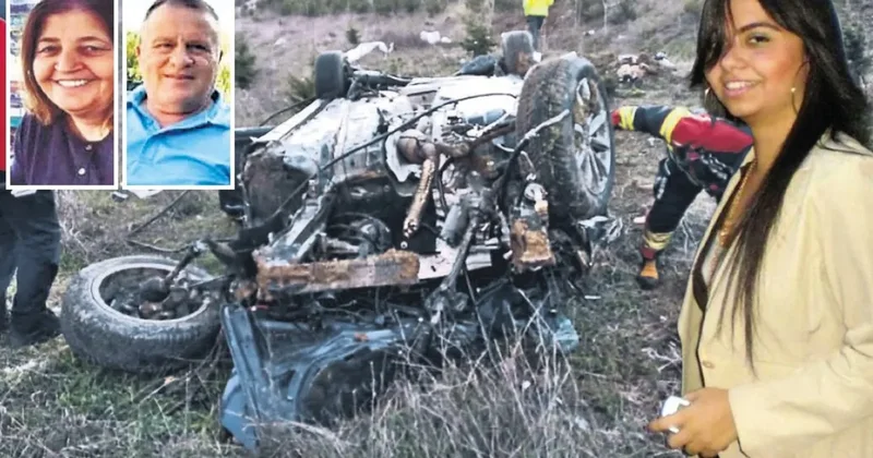 Amcası ve yengesi kazada öldü