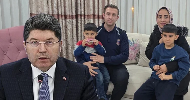 Cezaevi personeli, anne ve iki çocuğunu evinde misafir etti Bakan Tunç tan anlamlı davranışa tebrik