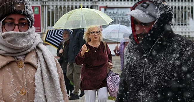 Hava sıcaklıkları değişiyor! İstanbul a yeniden kar geliyor: Tarih verildi Meteoroloji den kuvvetli yağış ve fırtına uyarısı: 8 ilde alarm!