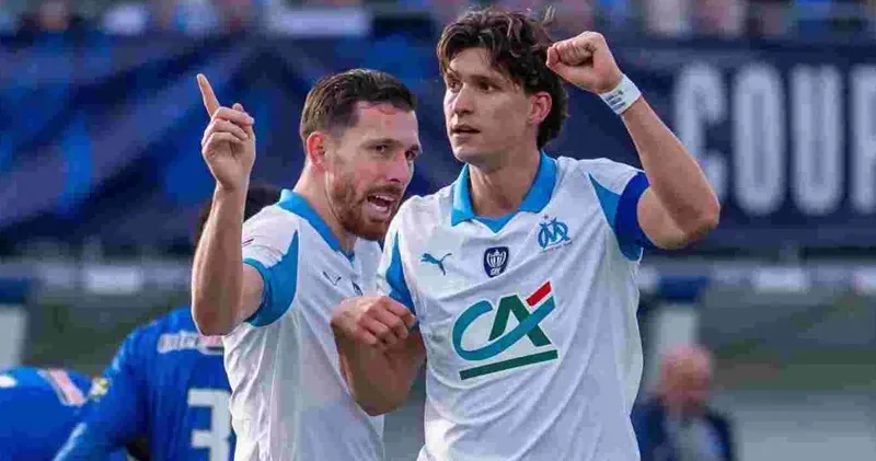 Marsilya dan 9 gollü galibiyet