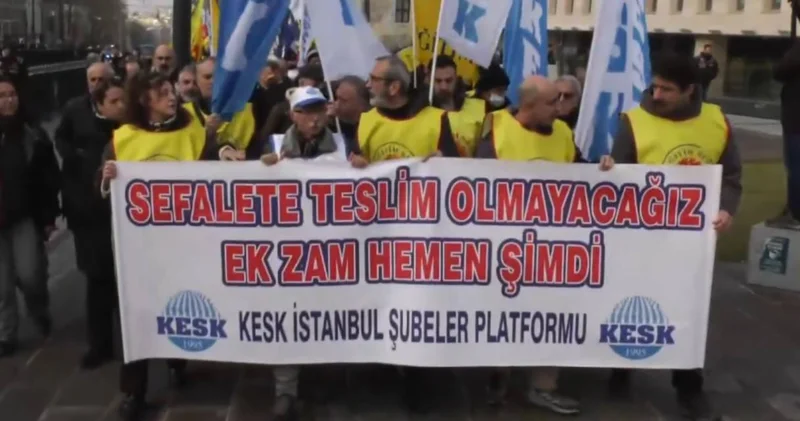 Kamu emekçileri ülke genelinde iş bıraktı!