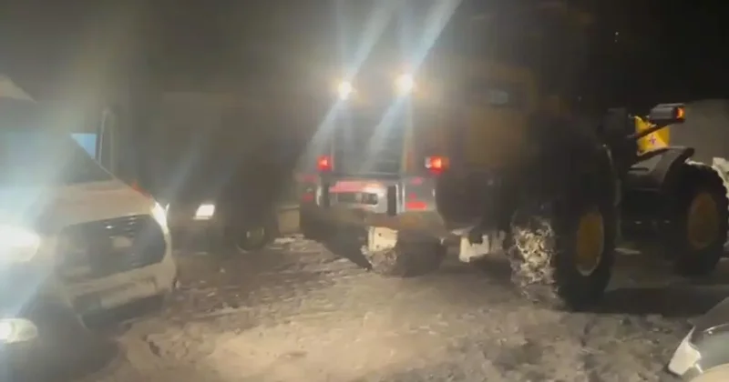 Kars ta 1 yaşındaki bebek için ekipler seferber oldu