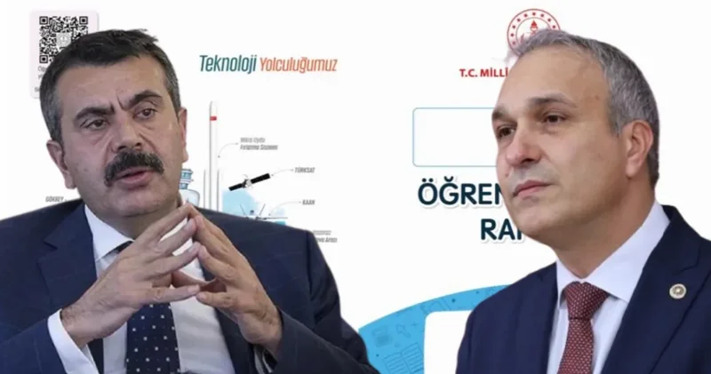 CHP li Özçağdaş tan Yusuf Tekin e karne tepkisi: Atatürk’e yer yok AKP propagandasına var!