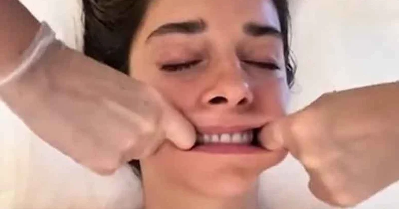 Oyuncu Elvin Levinler ağzının içine masaj yaptırdı Sözcü Gazetesi