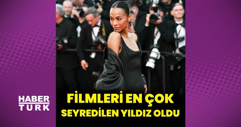 Zoe Saldana filmleri en çok seyredilen oyuncu oldu